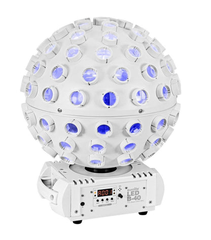 Miete eine Laserbeam Drehkugel mit LED Strahleneffekt