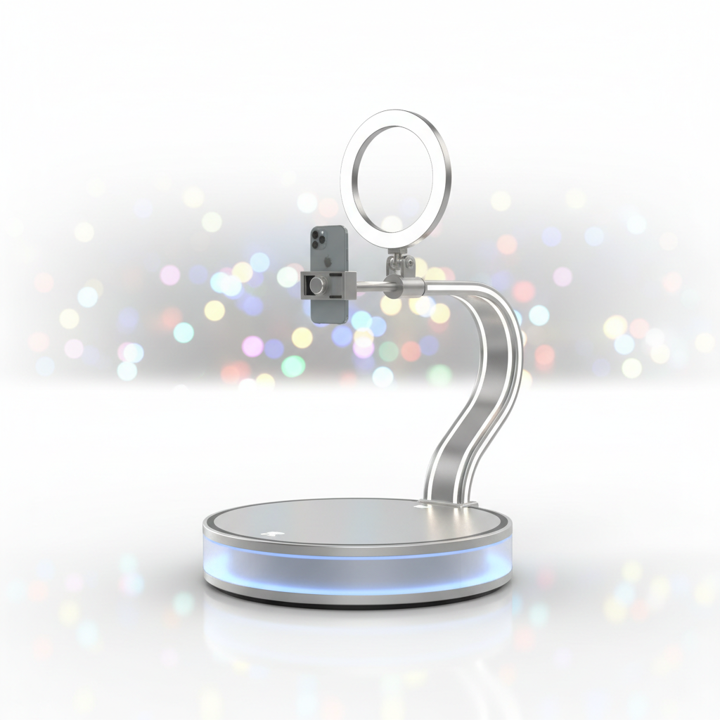Miete eine 360° Foto Booth mit rotem Teppich und Equipment und Utensilien zum verkleiden.